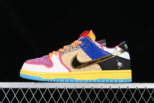 All categories Nk SB Dunk series Nk SB Dunk Low low-top sneakers Nk SB Dunk Low Pro QS "What Thepaul" element style stitching SB low-top casual sneakers DM0807-600